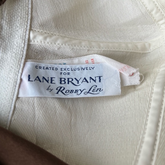 Vintage Robby Len for Lane Bryant Skirted Brown One Piece Bathing Suit - Picture 5 of 12